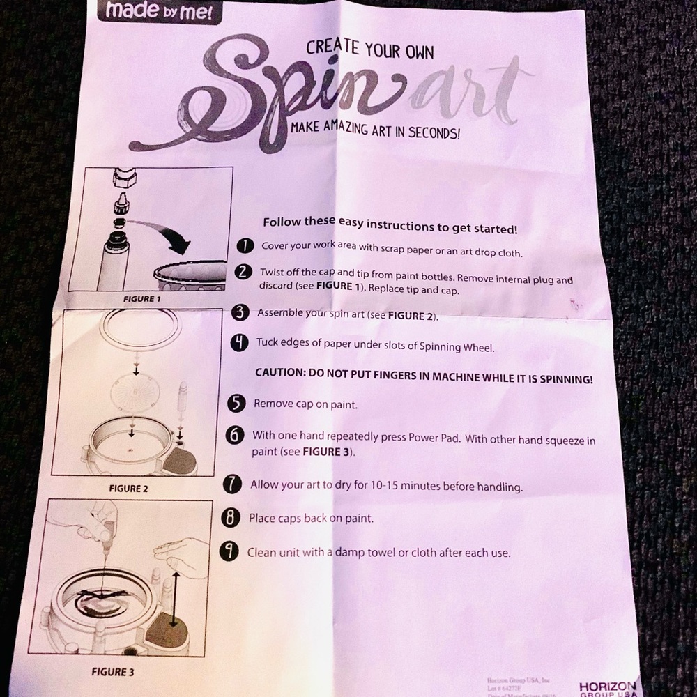 🌻4/$20 Made By Me Create Your Own Spinart - Picture 8 of 14